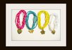 send you a stretch bracelet made of five strands of seed and bugle beads with a cute goldtone charm, US addresses only,