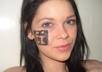 draw your logo on my face as best I can and send 3 pictures