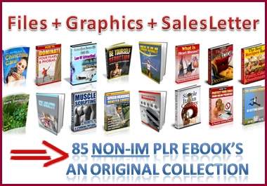 give you my private collection of 85 non internet marketing ebooks with full private label rights big1