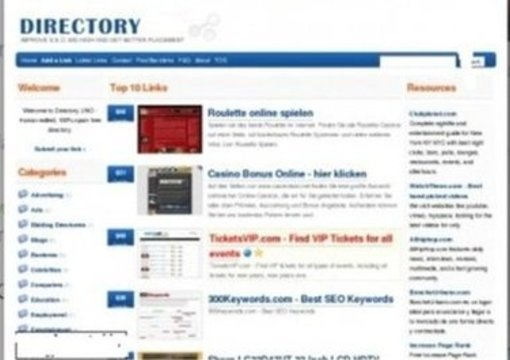 place your banner on my Premium PR3 Web Directory for a month big1
