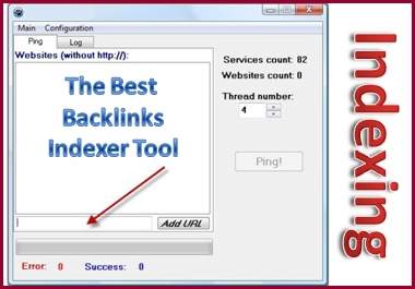 give you the best backlinks indexing tool so you can index your backlinks a lot faster big1