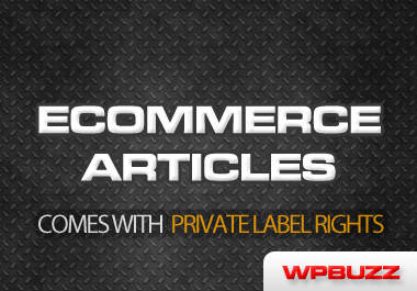 send you 369 Ecommerce articles with private label rights included big1