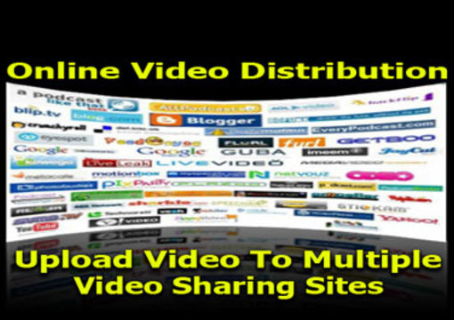 make a manual video SUBMISSION for you on 30 high ranking most visited video sharing sites big1