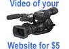 make a screen capture video of your website and view up to 5 pages and send you the video file in MP5 MOV or other format