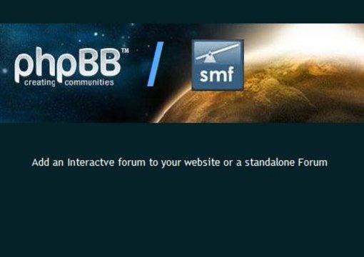 install Forum script phpBB or Simple Machine Forum big1