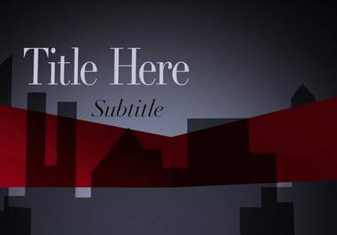 create an amazing 1080p stylish skyline title big1