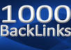 create 1000 live backlinks for seo with anchor text for seo