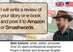write a review of your short story or book