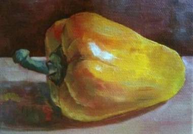 create a 2and a half x 3and a half inch ACEO original oil painting on mat board big1