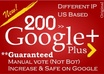 get you 200 google +1 PLUS one votes to seo rock up your high rank on big G