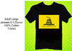 send you a Large Gadsden Tea Party Rattlesnake Flag Jerzees Tee
