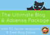 send you 50 niche wordpress templates with full resell rights and sales page template small1