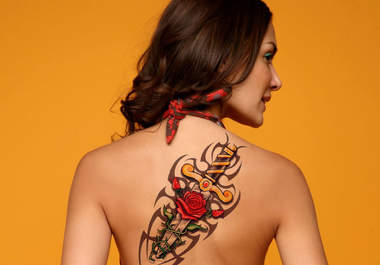 add 2 different realistic virtual tattoo effects for your photo big1