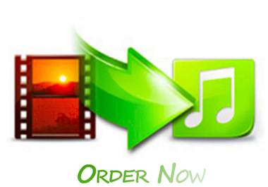 professionally convert upto FIVE of your videos to audio files, best quality possible big1