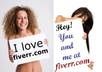 add your name, slogan or any text to a billboard held by stunning models small1