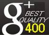 bring 400 usa based GOOGLE plus one +1 votes to thumbs up your website/blog in google search engine