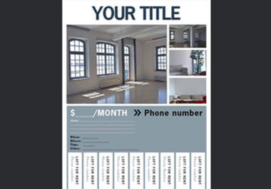 make a pamphlet for renting, events, promotions, etc big1