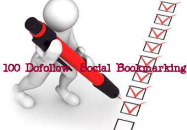 do MANUALLY 100 Dofollow Social Bookmarking  and Ping the links, minimum PR8 to PR2 Bookmarking sites big1