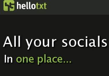 set up a HIGH quality hellotxt account for you big1