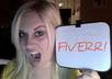 take a picture with your message/website