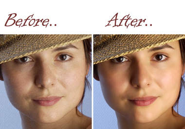 professionally retouch / improve a portrait photo and remove any type of faults till you get the perfect picture big1