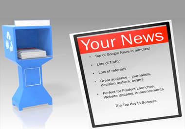 post a press release on a Google News approved site and get it approved in just minutes big1