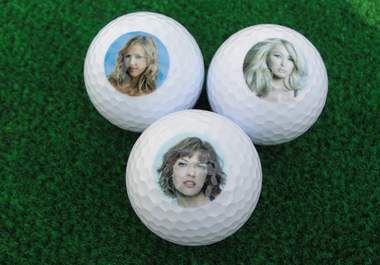 print any photo, image or text on three golf balls big1