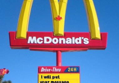place any message you want on this Sign big1