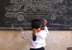 turn your picture into a chalk board drawing