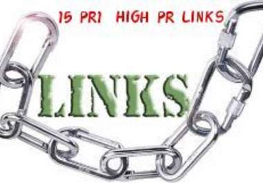 provide you 15 Pr1+ High Quality LINKS 100 percent theme related to your site big1