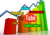 give Your Video More Than 100+ Youtube Likes, 40+ Favorites, 500+ Views, 100+ Comments And Your Channel 80+ Subscribers small1