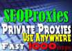give you FIVE Private Proxies on my Fast 1000mbps Connection Servers