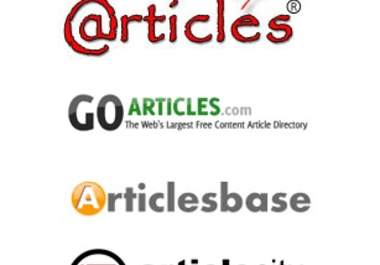 write 1 unique article and will submit the spined version of the article in 10 different high PR article directories big1