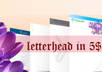 design a professional looking letterhead for your business purposes