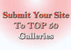 submit your website url to the top 50 CSS Galleries