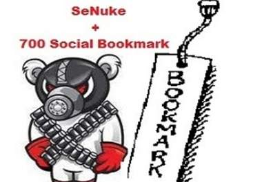 create backlinks with SeNuke as per the template shown in Description with an option of 700 Bookmarks as Extras ★Buy 5 get 1 Free★ big1