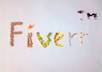 creatively make a speed video while Designing your logo text,company name or any text using the things which we think as the waste
