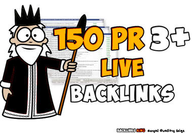 do a blast of 150 PR 3+ live anchor seo backlinks big1