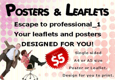 design your print ad, newsletter, brochure, leaflet, flyer, poster, menu, doorhanger etc big1