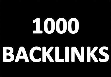 get 1000 BACKLINKS to your Site, Blog Backlinks + Free Backlinks as a Bonus big1