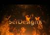 make you a high quality Fire video such as the one on I have here with 4 custom lines small1