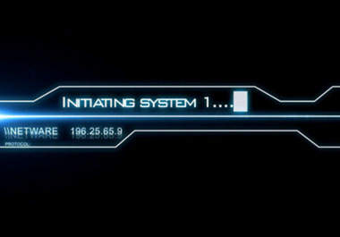 create this tech intro in HD big1