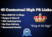 boost your ranking with 45 High pr 1 to 5 Contextual backlinks to your website