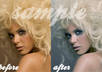 retouch / airbrush / correct 2 photos