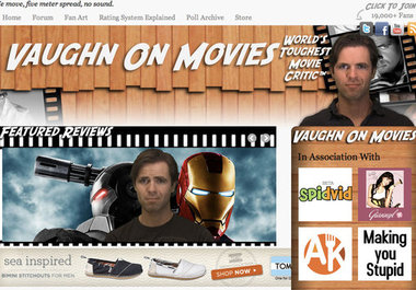 place your 125x125 ad on my popular movie review PR4 site for 30 days big1