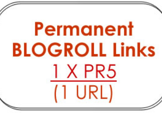 create a permanent BLOGROLL link in one of my PR5 blogs big1