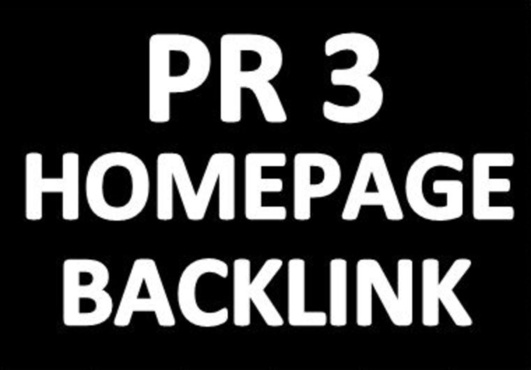 give you Valid PR3 PERMANENT Dofollow Backlink + Nice Free Bonus big1