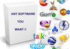 help you find clean virus of movies, tv series, software, games or others