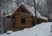 add falling snow to christmas/winter photo