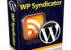 give WP Syndicator Wordpress Plugin DeveIoper Iicense free mrr download